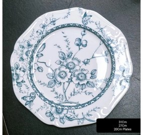 Πιάτο Ρηχό Πορσελάνης 27εκ. Tiffany Green Oriana Ferelli PR24324G01