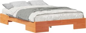 vidaXL Σκελετός Κρεβατιού Καφέ 120 x 200 cm