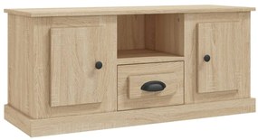 vidaXL Έπιπλο Τηλεόρασης Sonoma Δρυς 100x35,5x45 εκ. Επεξ. Ξύλο
