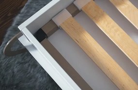 Κρεβάτι - ντουλάπα Concept Pro Lenart AH110, Μονόκλινο, Γκρι, 120x200, Πλαστικοποιημένη μοριοσανίδα, Τάβλες για Κρεβάτι, 157x215x139cm | Epipla1.gr