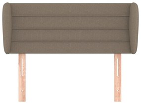 Κεφαλάρι με Πτερύγια Taupe 83 x 23 x 78/88 εκ. Υφασμάτινο - Μπεζ-Γκρι