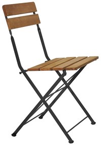 Καρέκλα Πτυσσόμενη Bistro/W 02-00-0996 49x43x85cm Black-Walnut