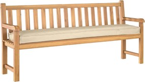 vidaXL Μαξιλάρι παλέτας Μπεζ 200 x 40 x 8 εκ. Ύφασμα Οξφόρδης