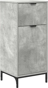 vidaXL Ντουλάπι Μπάνιου Σκυρόδεμα Γκρι 39,5 x 36 x 88 εκ