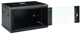 vidaXL Καμπίνα Δικτύου Επιτοίχια 6U 19&#039;&#039; IP20 600x450x375 χιλ.
