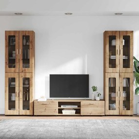 vidaXL Σετ επίπλου τηλεόρασης FLORIN 3 pcs Artisan Oak