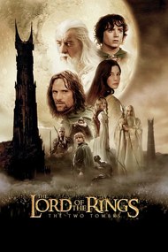 Εκτύπωση τέχνης The Lord of the Rings  -Δύο πύργοι, (26.7 x 40 cm)