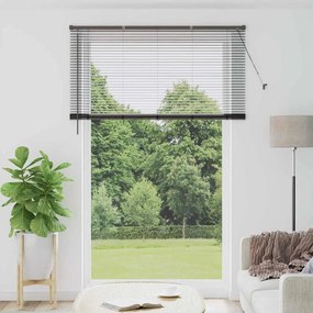 vidaXL Βενετσιάνικες Ρόδες Μαύρο 220 x 140 cm Αλουμίνιο