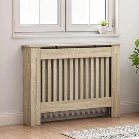 VidaXL Κάλυμμα Καλοριφέρ 112 x 19 x 81,5 εκ. από Επεξεργασμένο Ξύλο