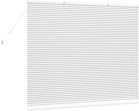 vidaXL Βενετσιάνικες Ρόδες Λευκό 130 x 155 εκ Αλουμίνιο