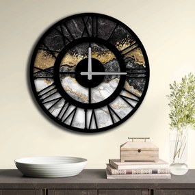 Decorative MDF Clock 5050MS-027 Multicolor