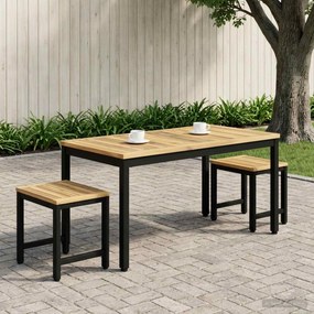 vidaXL Τραπεζάκι σαλονιού Λευκό και Μαύρο 50 x 100,5 x 45 εκ.
