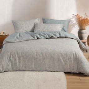 Σεντόνια Υπέρδιπλα (Σετ) Nef-Nef Homeware Smart Lucil Blue Γαλάζιο ΧΩΡΙΣ ΛΑΣΤΙΧΟ 240x270