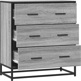 vidaXL Sideboard Grey Sonoma Κατασκευασμένο ξύλο και μέταλλο
