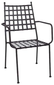 Πολυθρόνα Paton Μεταλλική Mesh Sand Brown 54x62x92cm