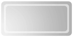 vidaXL Καθρέφτης Μπάνιου με LED 100x50 εκ.