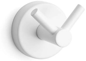 Άγκιστρο Μπάνιου Διπλό Uno 1202 66 White Karag Stainless Steel