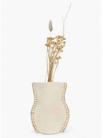 Διακοσμητικό Καλάθι Asana LBTCAASANA23BCR 23x13cm Ecru Calma House 100% Βαμβάκι