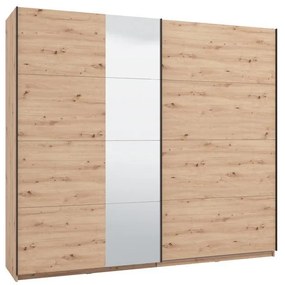 Ντουλάπα Συρόμενη GARD 200 OG Δίφυλλη με Καθρέπτη Artisan Oak 245x61x218εκ. 245x61x218 εκ.