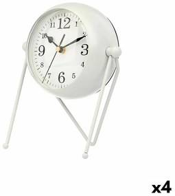 Bordklokke Gift Decor Λευκό (4 Μονάδες)