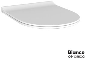BIANCO CERAMICA 9250SC-300 Κάλυμμα λεκάνης από Βακελίτη slim soft close White