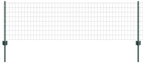 vidaXL Φράχτης με Στήλες. Πράσινο 0.6 x 25 μ Ατσάλι