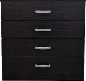 Συρταριέρα Athos pakoworld σε wenge απόχρωση 80x40x79εκ