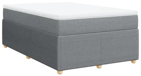 ΚΡΕΒΑΤΙ BOXSPRING ΜΕ ΣΤΡΩΜΑ ΑΝΟΙΧΤΟ ΓΚΡΙ 120X190 ΕΚ. ΥΦΑΣΜΑΤΙΝΟ 3285553