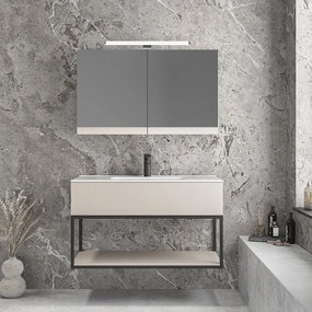 Furnibath S 101 - Βάση Επιπλου με Συρταρι και Ραφι 101x46 - 384