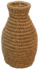 Agelen Inart sisal vase in natural shade D30x55cm 30x30x55 εκ.