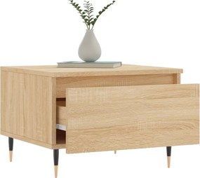 vidaXL Τραπεζάκια Σαλονιού 2 τεμ. Sonoma Δρυς 50x46x35 εκ. Επεξ. Ξύλο