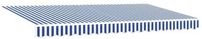 vidaXL Κατενάντα με Ρολό Κρεμ 350 x 200 x 120 εκ Ύφασμα και Μέταλλο