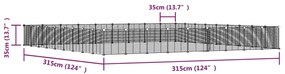 vidaXL Κλουβί Κατοικίδιων με 36 Πάνελ + Πόρτα Μαύρο 35 x 35εκ Ατσάλινο