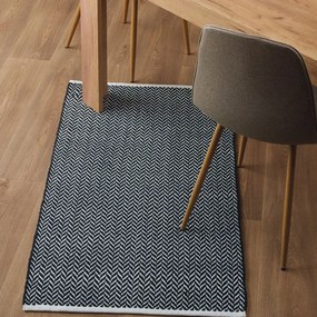 Χαλάκι Κουζίνας Santino 30 Anthracite Kentia 70X140cm Βαμβάκι-Πολυέστερ