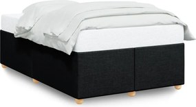 vidaXL Σκελετός Κρεβατιού Χωρίς Στρώμα Μαύρο 120x200 εκ. Υφασμάτινο