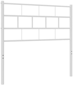 vidaXL Ανταλλακτικό κεφαλάρι Λευκό 75 εκ. Μεταλλικό