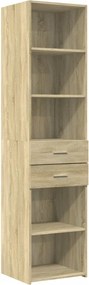 vidaXL Ντουλάπι Sonoma Δρυς 45x42,5x185 εκ. από Επεξεργασμένο Ξύλο