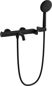 Orabella Oval 10463 Black Matt - Μπαταρία λουτρού
