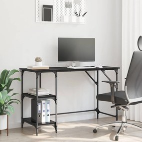 vidaXL Γραφείο Μαύρη Οξυά 120 x 50 x 75 cm Επεξεργασμένο ξύλο