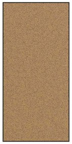 vidaXL Χαλάκι Εξώπορτας Κρέμα και Μαύρο 120 x 250 cm
