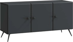 vidaXL Ντουλάπι TV Μαύρο 99 x 34,5 x 50 εκ. Επεξεργασμένο Ξύλο