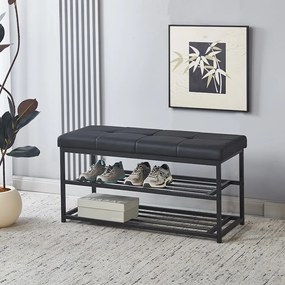 Παγκάκι παπουτσοθήκη Nextdeco Urban Υ50x100x40εκ.