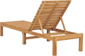 vidaXL Ξαπλώστρα από Μασίφ Ξύλο Teak