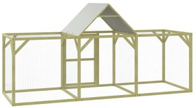 vidaXL Κοτέτσι 300x100x150 εκ. από Μασίφ Εμποτισμένο Ξύλο Πεύκου
