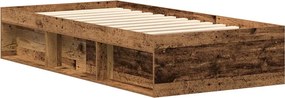 vidaXL Πλαίσιο κρεβατιού χωρίς στρώμα 90x190 εκ. Επεξεργασμένο Ξύλο