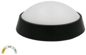 Πλαφονιέρα Φωτιστικό Οροφής LED 15W ΙΡ65 3CCT Φ18cm Lumen 21-1801518 Μαύρο
