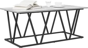 vidaXL Τραπεζάκι σαλονιού Γκρι 100 x 50 x 40 cm