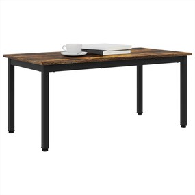 vidaXL Τραπεζάκι σαλονιού Καπνιστό Δρύς 100 x 50 x 45 cm