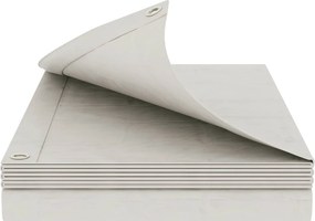 vidaXL Τεντόπανα με Θηλιές Λευκό 3 x 5 μ 90 γρ PE