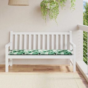 vidaXL Μαξιλάρι κήπου  σχέδιο φύλλου 200x50x4 εκ Ύφασμα Oxford